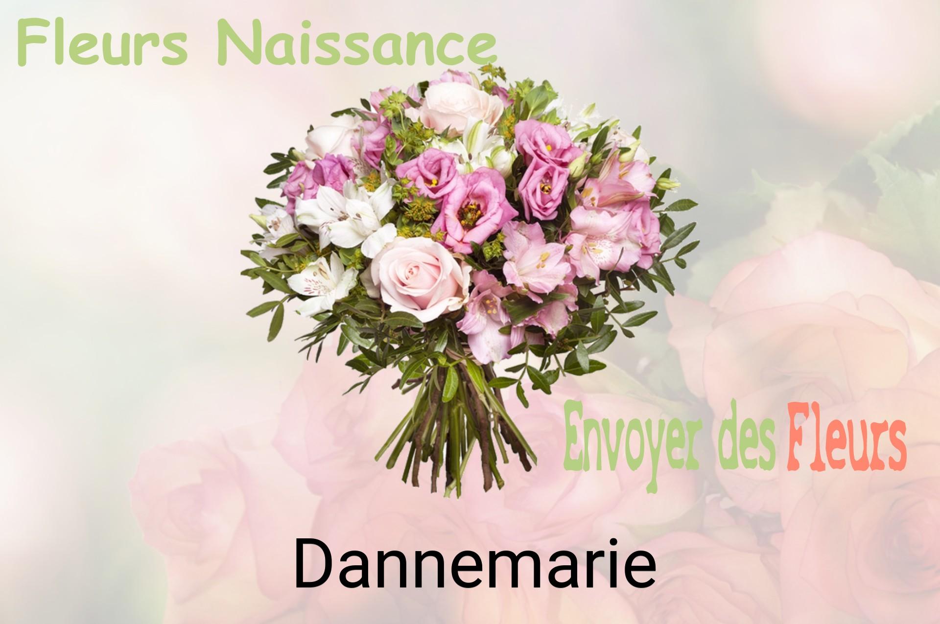 Bouquet de fleurs de naissance livré à Dannemarie