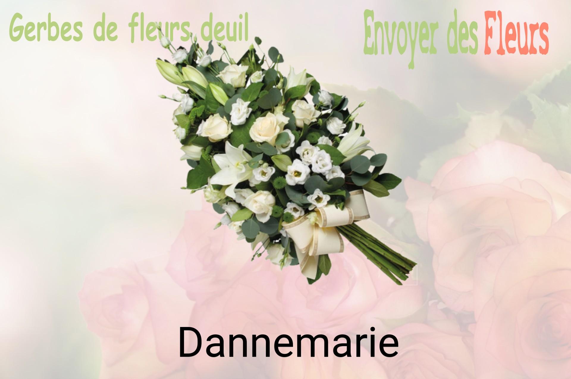 Gerbe de fleurs de deuil livrée à Dannemarie